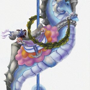Seahorse Knight. Digital. 2024. Rebelle 7.