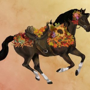 Autumn Carousel of Seasons. 2023. Digital. Affinity Photo.