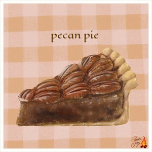 Pecan Pie. 2025. Digital. Rebelle 7 and Affinity Designer.
